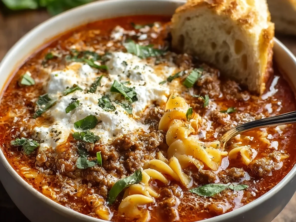 Savory Lasagna Soup: Weeknight Comfort in a Bowl - Featured Image