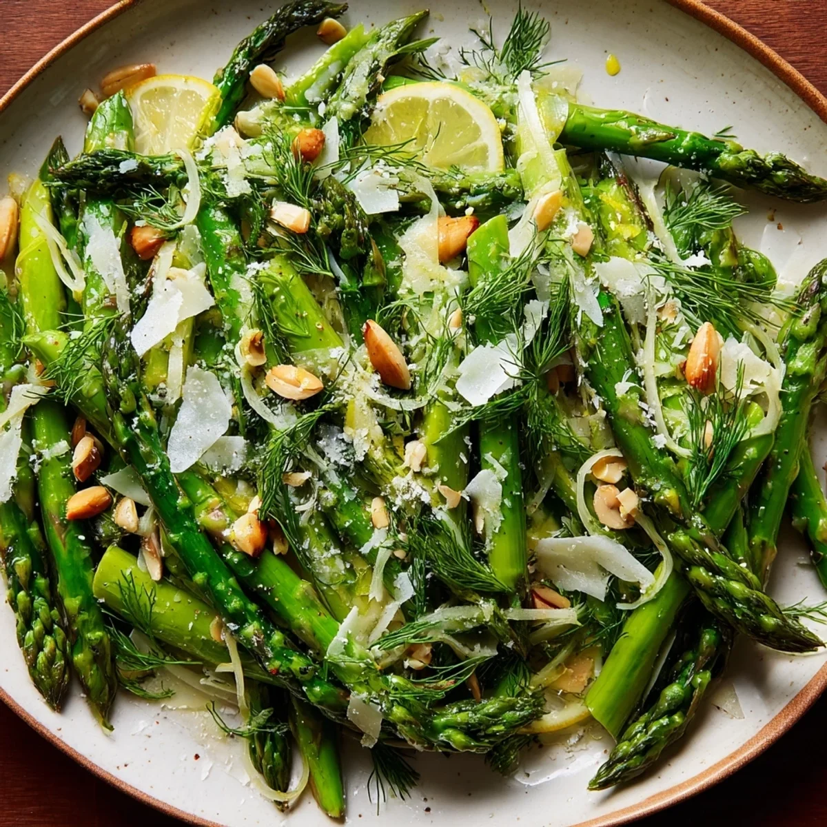 Shaved Asparagus Salad with Zesty Lemon Dressing