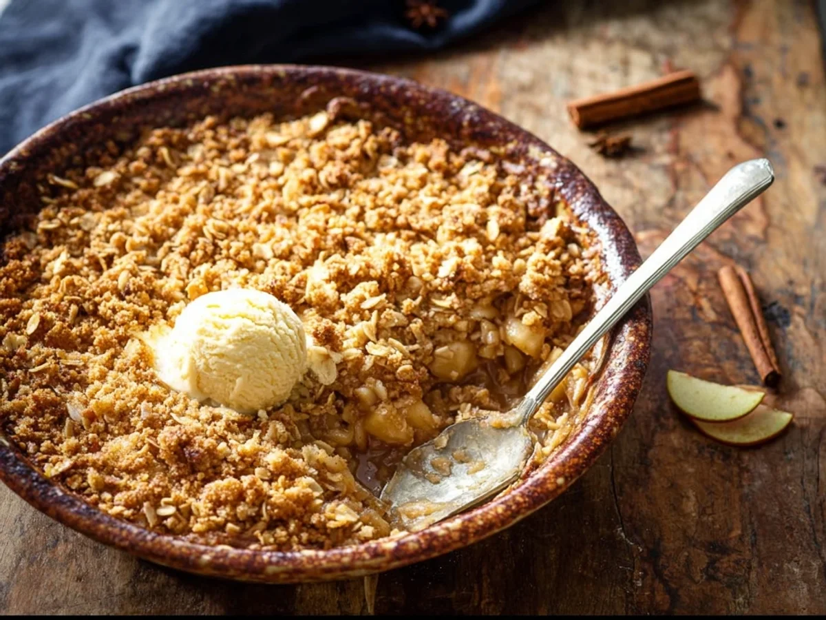 Simple Apple Crisp: Delicious & Quick Dessert - Featured Image