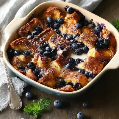 Simple Blueberry French Toast Casserole for Weekend Mornings