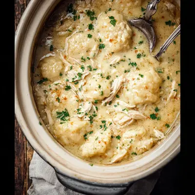 Simple Crock Pot Chicken Dumplings for Comfort
