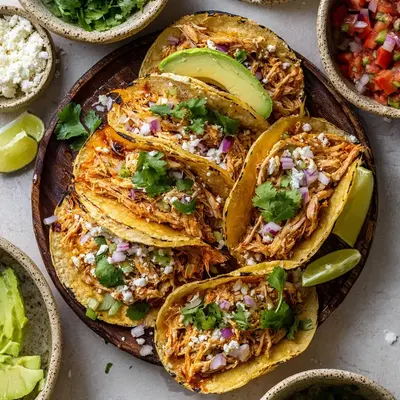 Simple Crockpot Chicken Tacos: Weeknight Delight