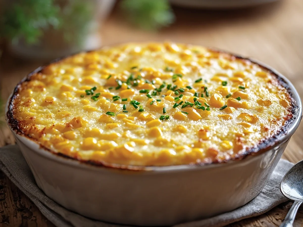 Simple Homestyle Corn Casserole: A Crowd-Pleasing Side - Featured Image