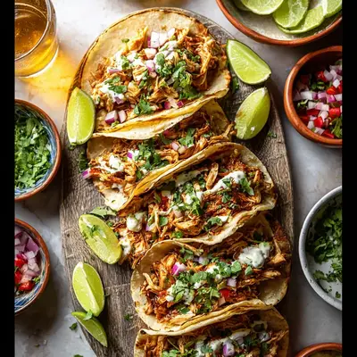 Simple Pulled Chicken Tacos: Juicy & Speedy Dinner