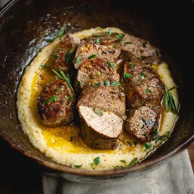 Slow-Cooked Herb Crockpot Lamb Tenderloin