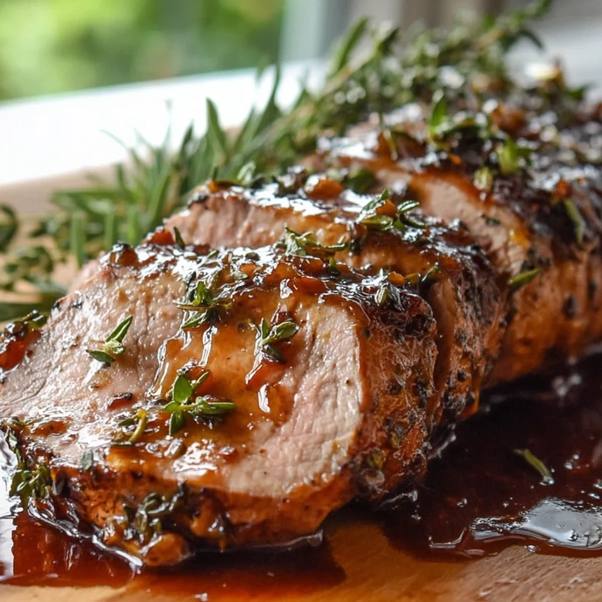 Slow Cooker Apple Butter Lamb Tenderloin