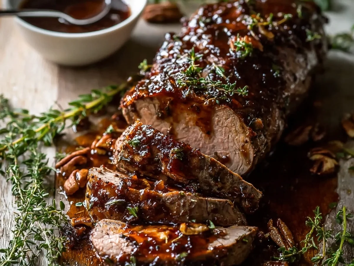Slow Cooker Apple Butter Lamb Tenderloin: Sweet & Tangy - Featured Image