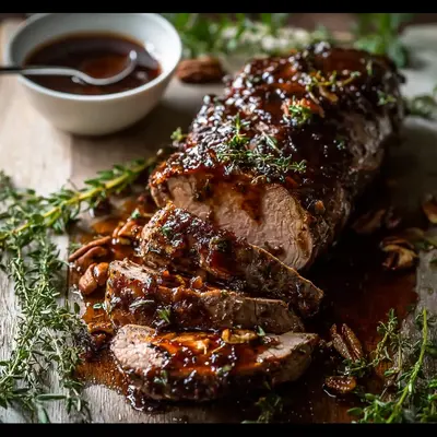 Slow Cooker Apple Butter Lamb Tenderloin: Sweet & Tangy