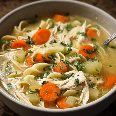 Slow Cooker Chicken Noodle Soup: Hearty & Easy