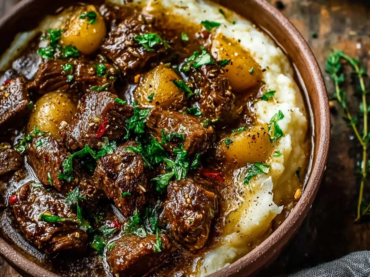 Slow Cooker Garlic Butter Beef: Tender, Rich & Easy - Featured Image