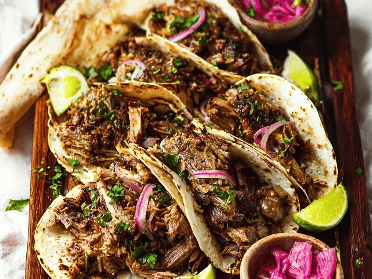 Slow Cooker Lamb Carnitas: A Cozy, Tender Delight - Featured Image