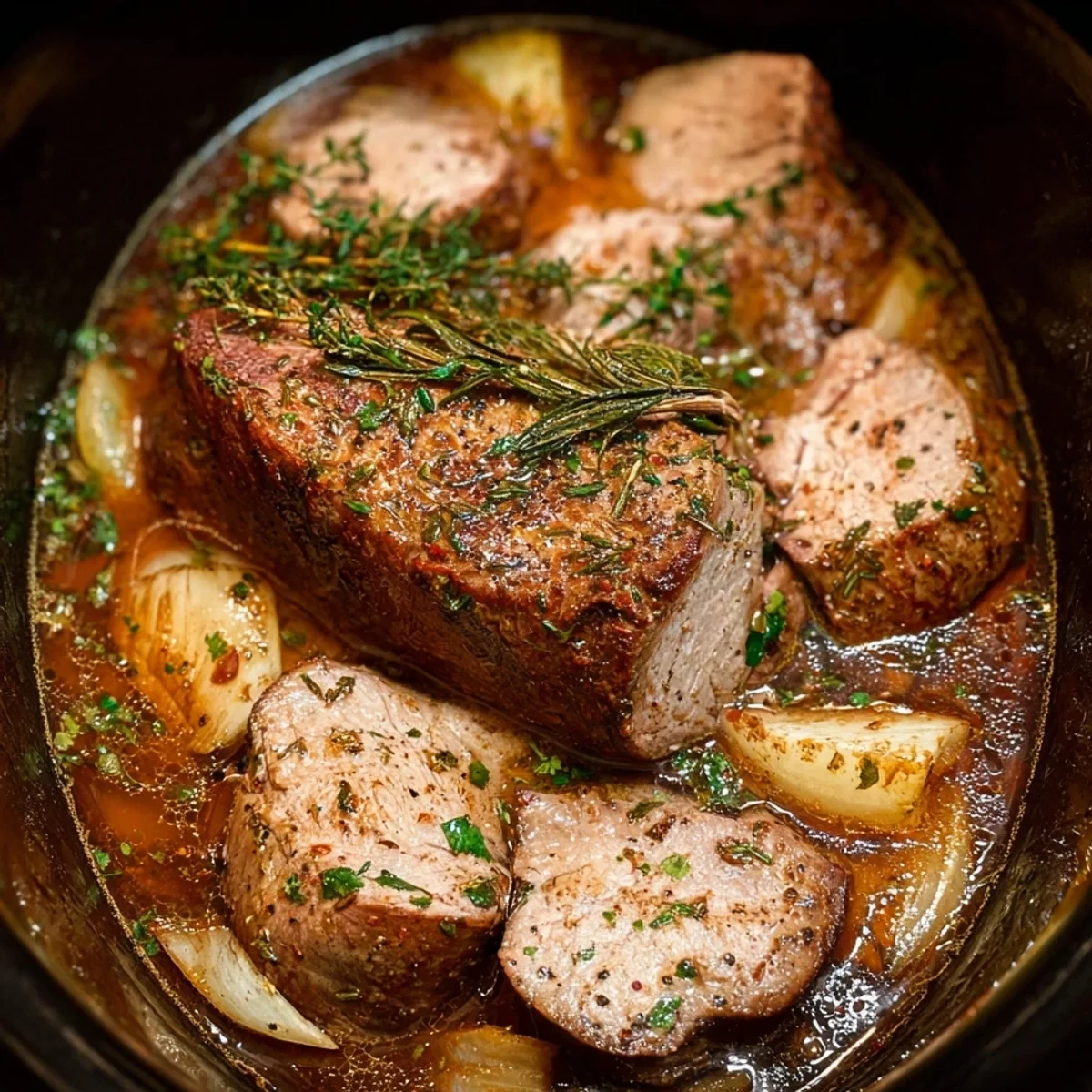 Slow Cooker Lamb Tenderloin: Effortless & Flavorful