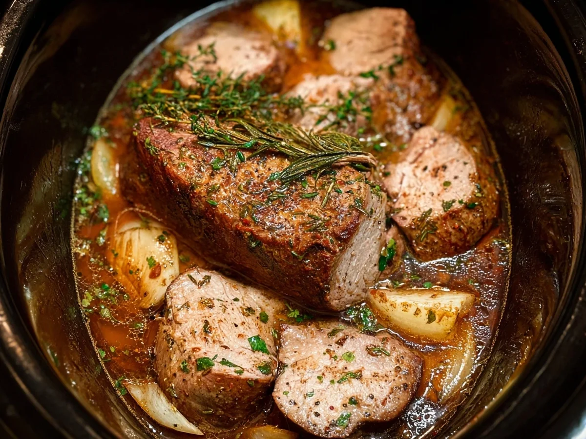 Slow Cooker Lamb Tenderloin: Effortless & Flavorful - Featured Image