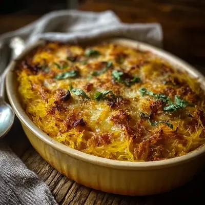 Spaghetti Squash Casserole: A Cheesy, Hearty Bake