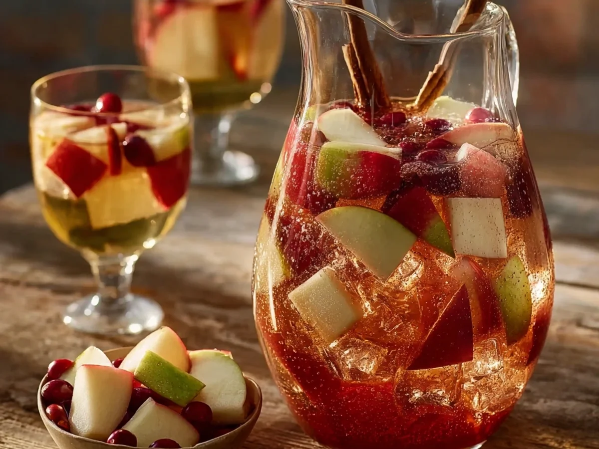 Sparkling Apple Cider Sangria: A Fall Favorite - Featured Image