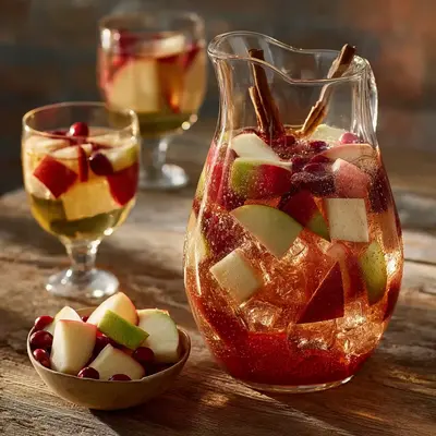 Sparkling Apple Cider Sangria: A Fall Favorite