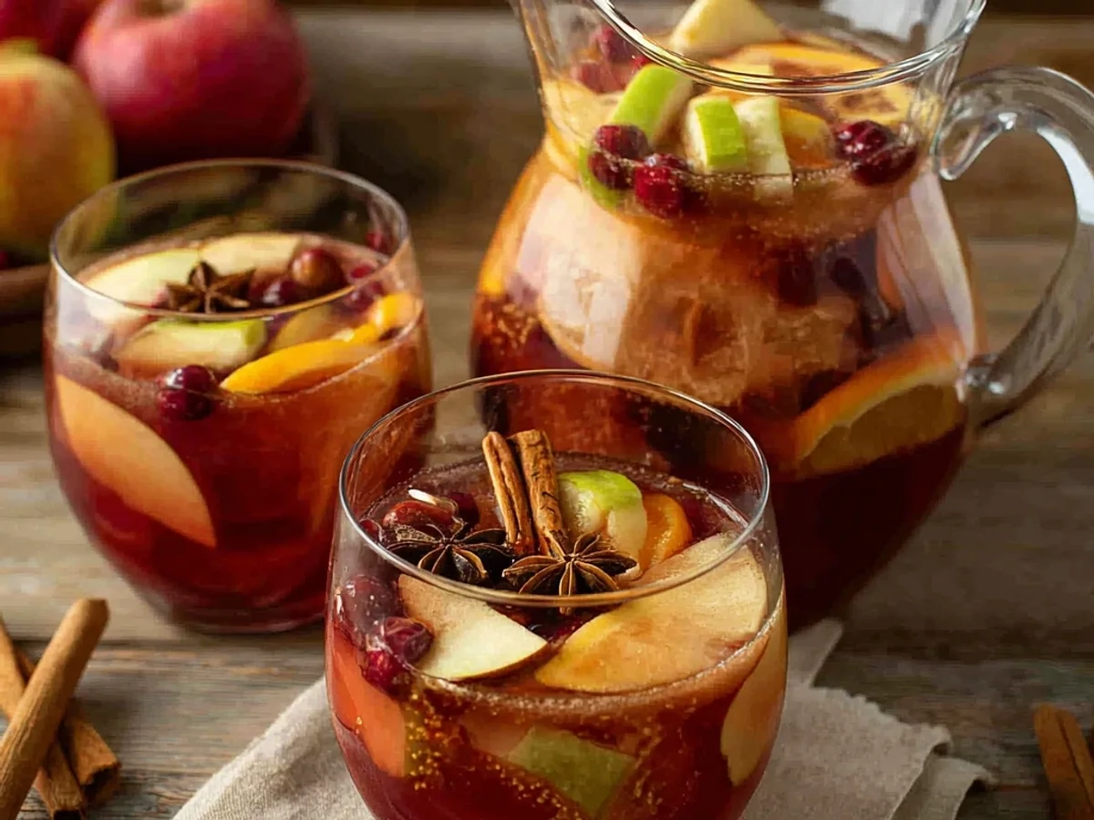 Spiced Apple Cider Sangria: A Comforting Fall Drink - Featured Image