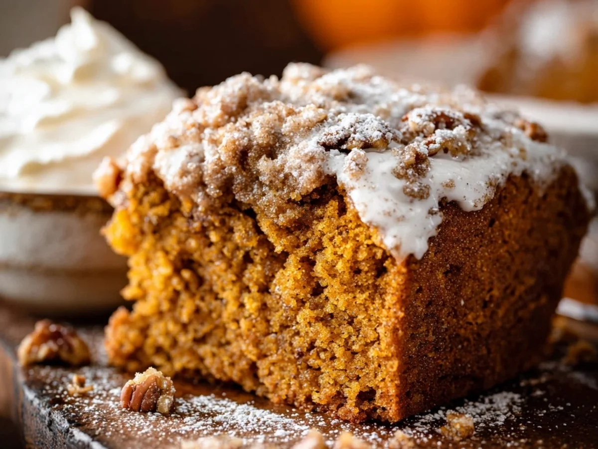 Spiced Pumpkin Coffee Cake with Streusel Topping - Featured Image
