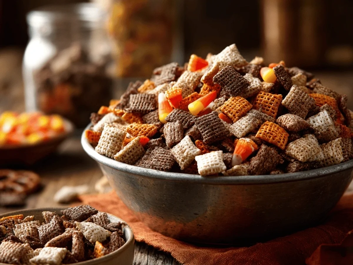 Spooky Halloween Muddy Buddies: A Not-So-Scary Treat - Featured Image