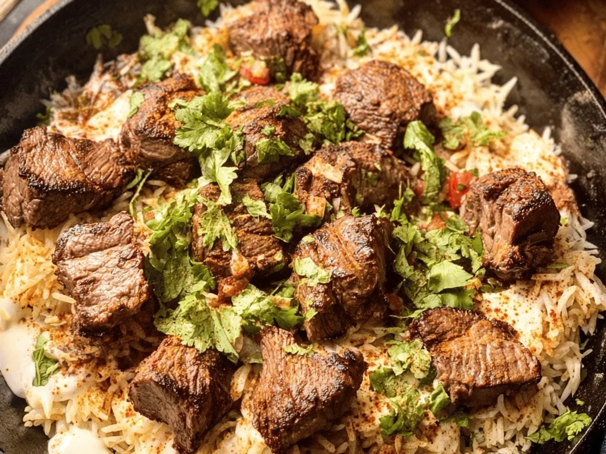 Steak Queso Rice Skillet: Quick & Easy Recipe - Featured Image