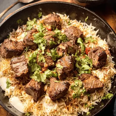 Steak Queso Rice Skillet: Quick & Easy Recipe