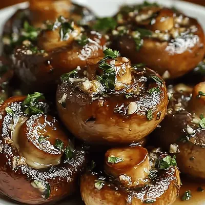 Steakhouse Garlic Butter Mushrooms Recipe