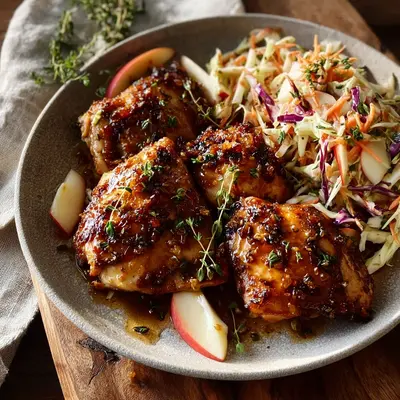 Sticky Apple Cider Chicken: A Sweet & Tangy Weeknight Meal