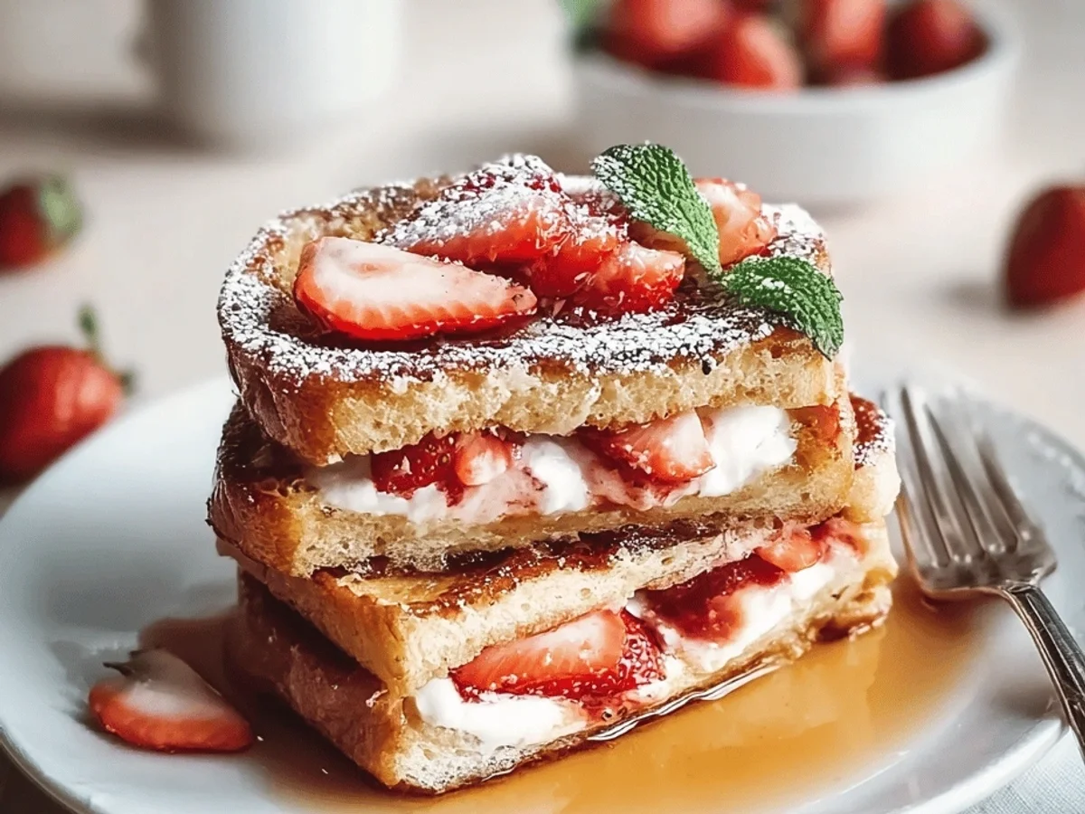 Strawberry Cream Cheese Stuffed French Toast: My Favorite - Featured Image