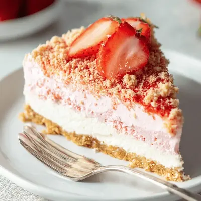 Strawberry Crunch Cheesecake: Easy Recipe