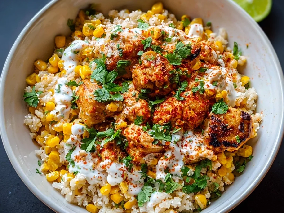 Street Corn Chicken Rice Bowl: Flavorful Weeknight Meal - Featured Image