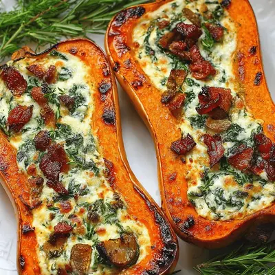 Stuffed Butternut Squash Recipe for a Cozy Evening Dinner