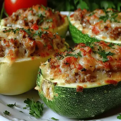 Stuffed Zucchini Boats Recipe - A Hearty Weeknight Winner