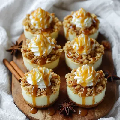 Sweet Apple Crisp Mini Cheesecakes: A Delightful Treat