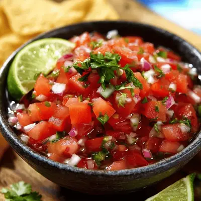 Tangy Fresh Cilantro Lime Salsa: Zesty Dip for Any Meal