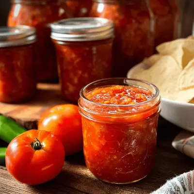 Tangy Homemade Canning Salsa Recipe for Summer