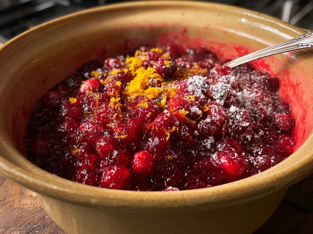 Tangy Homemade Cranberry Sauce: Simple & Sweet - Featured Image