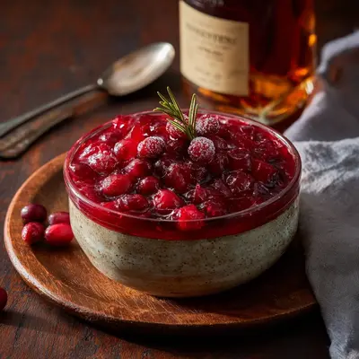 Tangy Honey Bourbon Cranberry Sauce Recipe