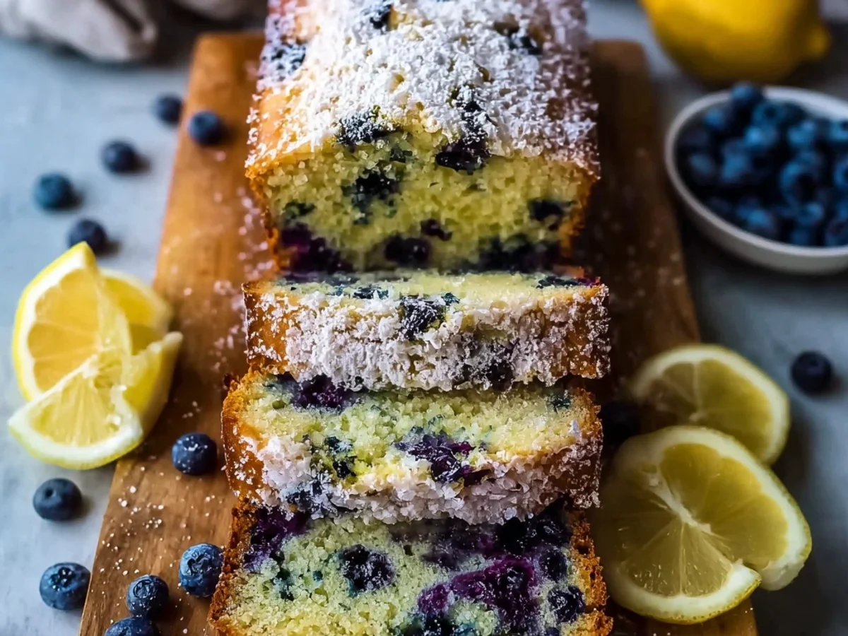 Tangy Lemon Blueberry Zucchini Bread: My Garden Bake - Featured Image