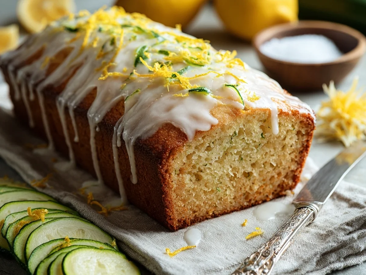 Tangy Lemon Zucchini Loaf: A Simple, Moist Slice - Featured Image