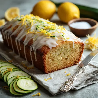 Tangy Lemon Zucchini Loaf: A Simple, Moist Slice