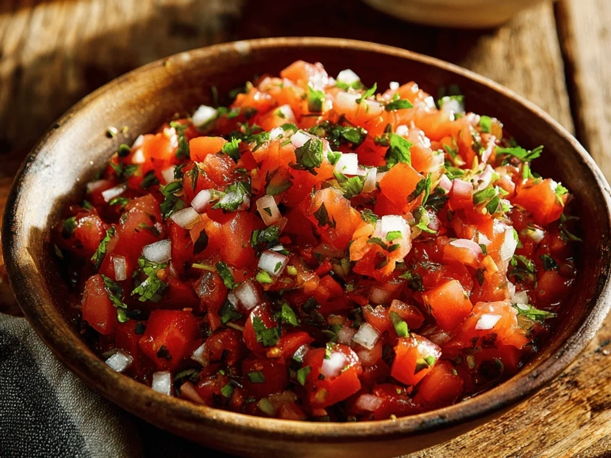 Tangy Restaurant Style Salsa Recipe at Home - Featured Image