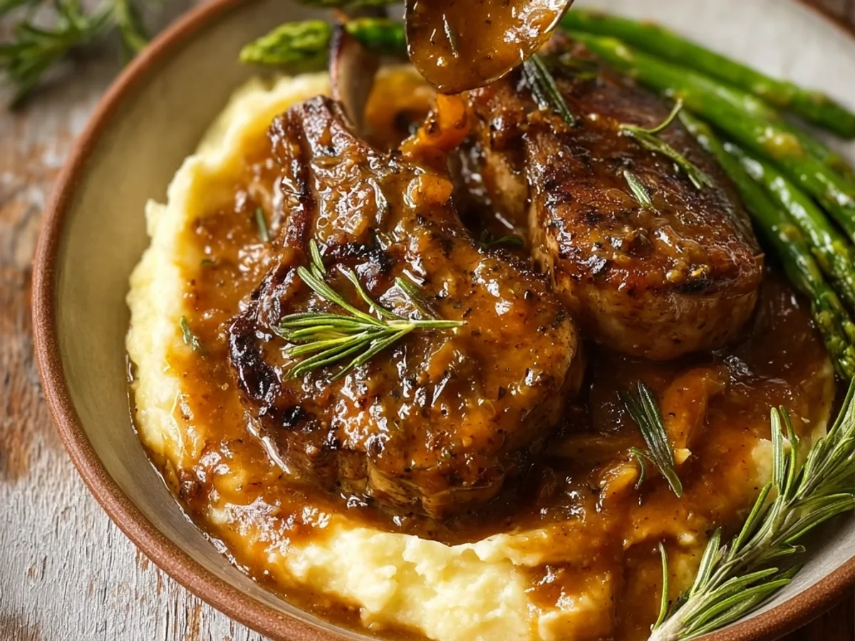 Tender Crock Pot Lamb Chops: Garlic & Rosemary - Featured Image