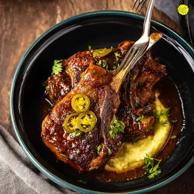Tender Crock Pot Mississippi Lamb Chops