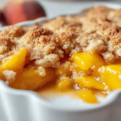 The Best Peach Cobbler Recipe