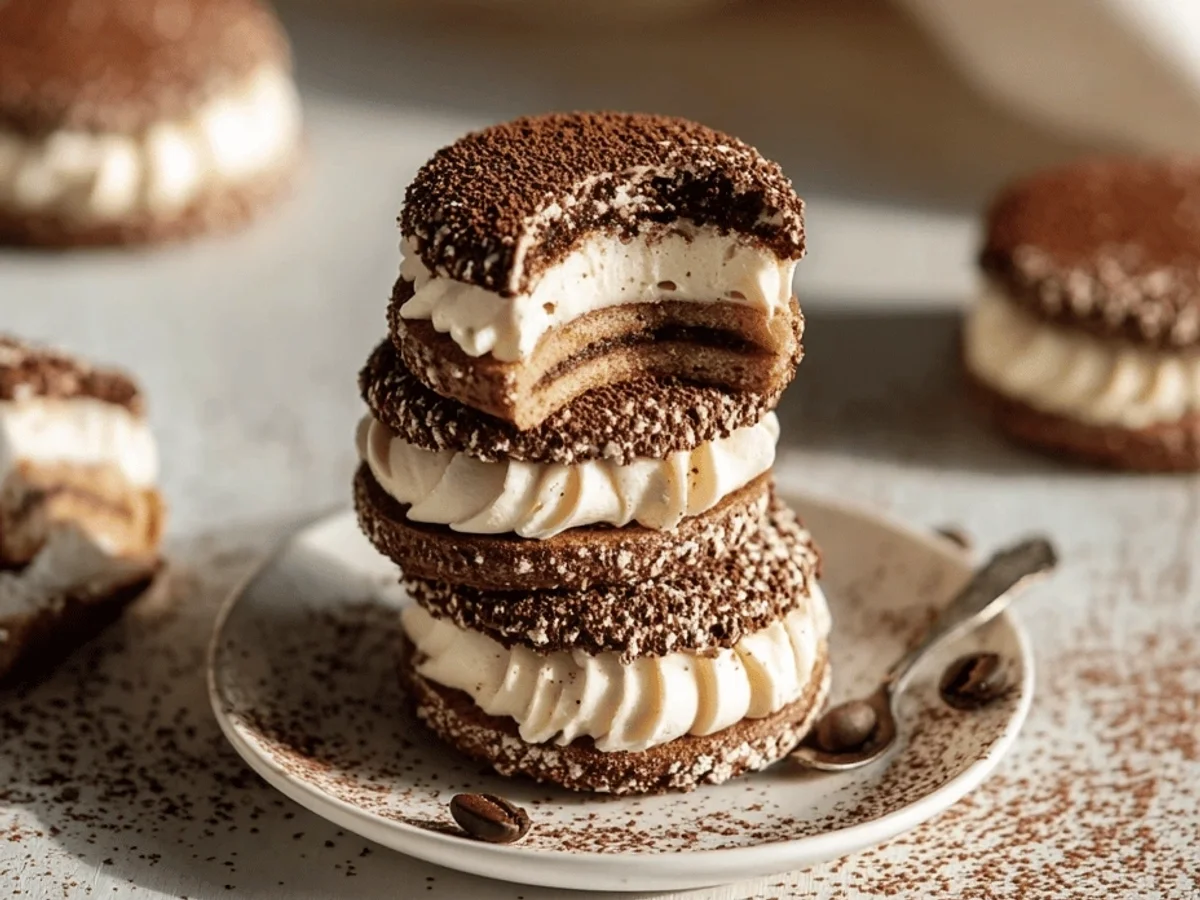 Tiramisu Sandwich Cookies: Easy Recipe - Featured Image