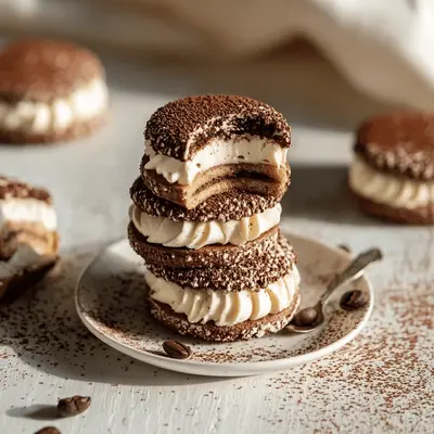 Tiramisu Sandwich Cookies: Easy Recipe