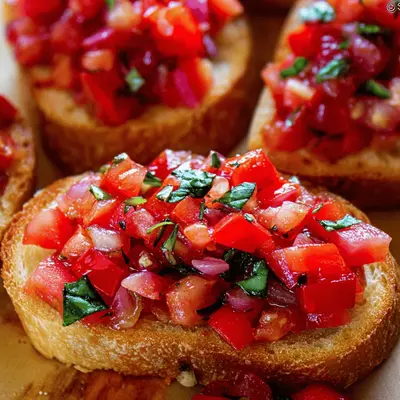Tomato Basil Bruschetta – The Perfect Tasty Bite