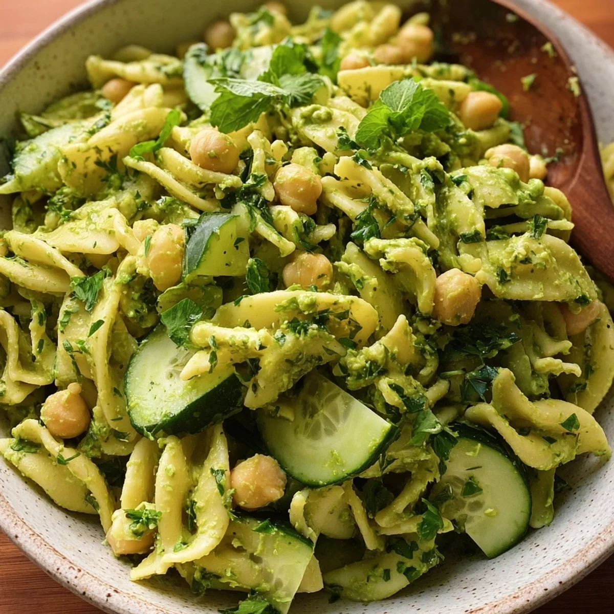Vegan 20-Min Green Goddess Pasta Salad