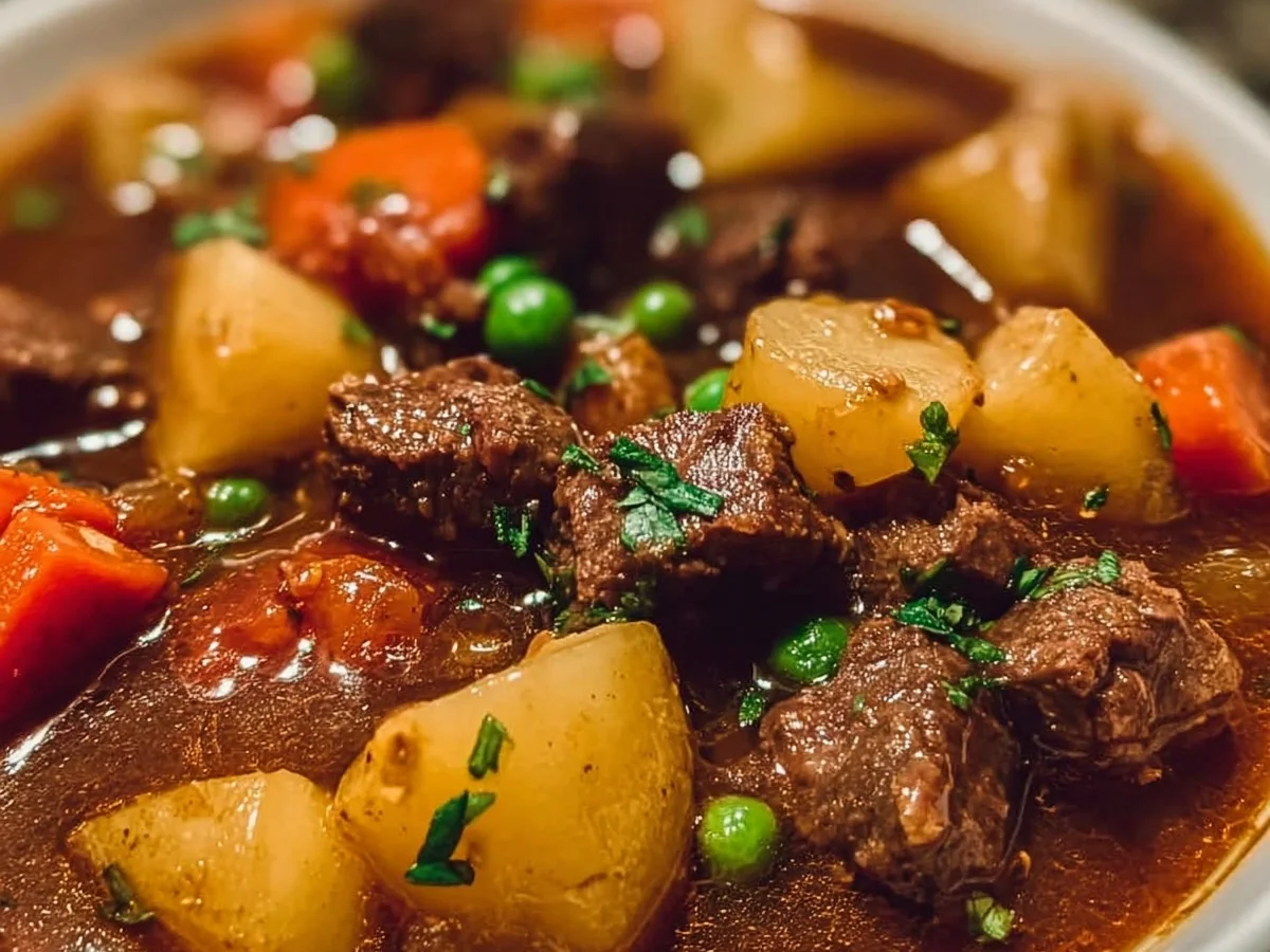 Wholesome Crockpot Beef Stew - Featured Image